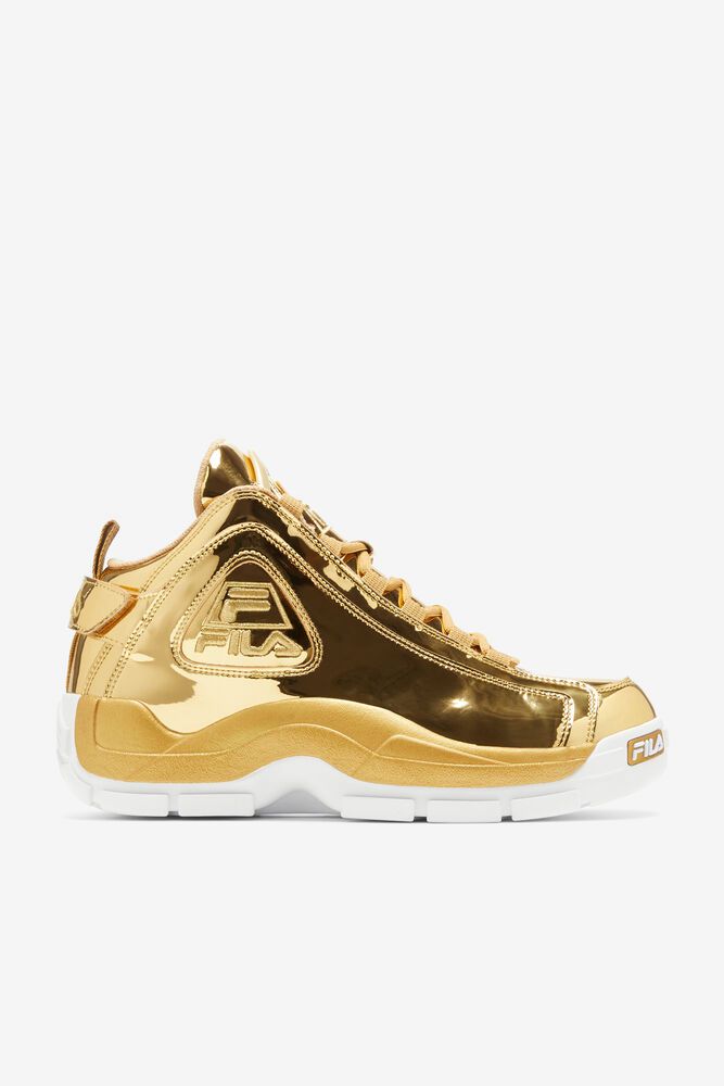 Fila Sneakers Grant Hill 2 Metallic Womens Gold - India LFW-824910